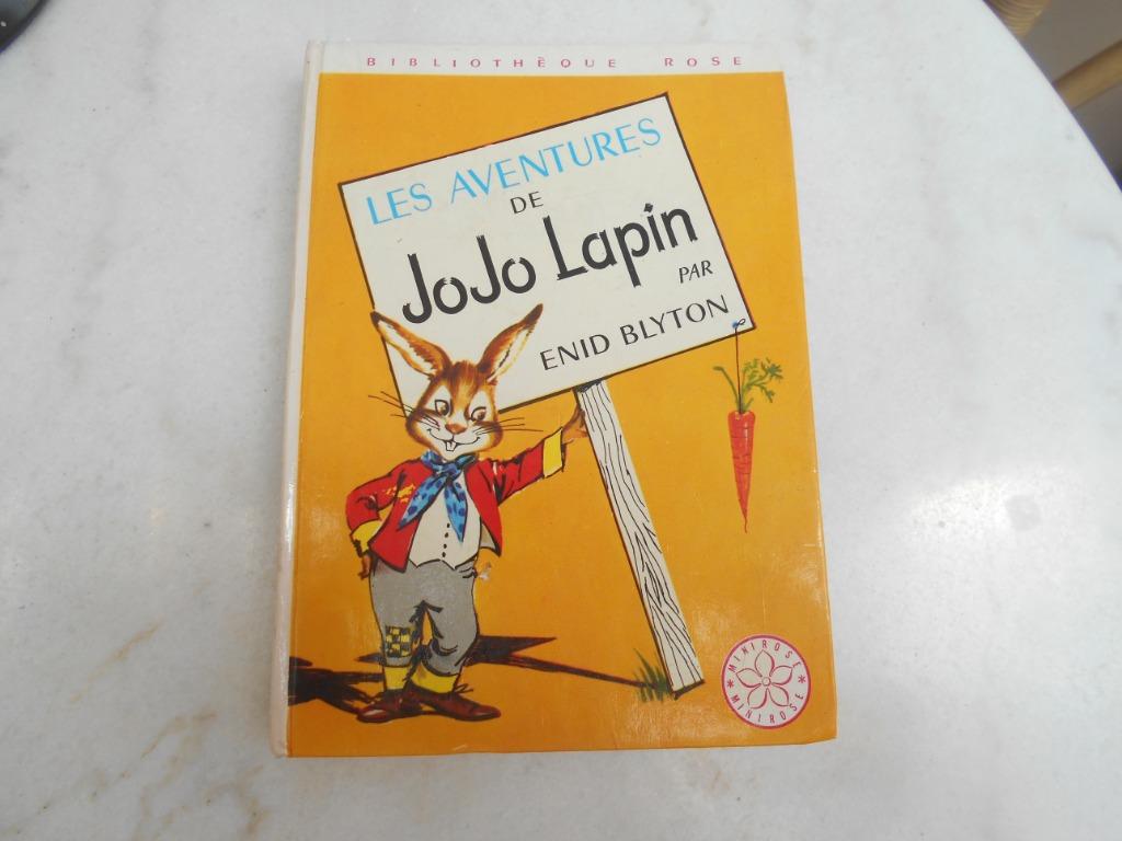 livre bibliotheque rose "Les aventures de Jojo lapin ", Enlèvement ou Envoi, Utilisé, Fiction