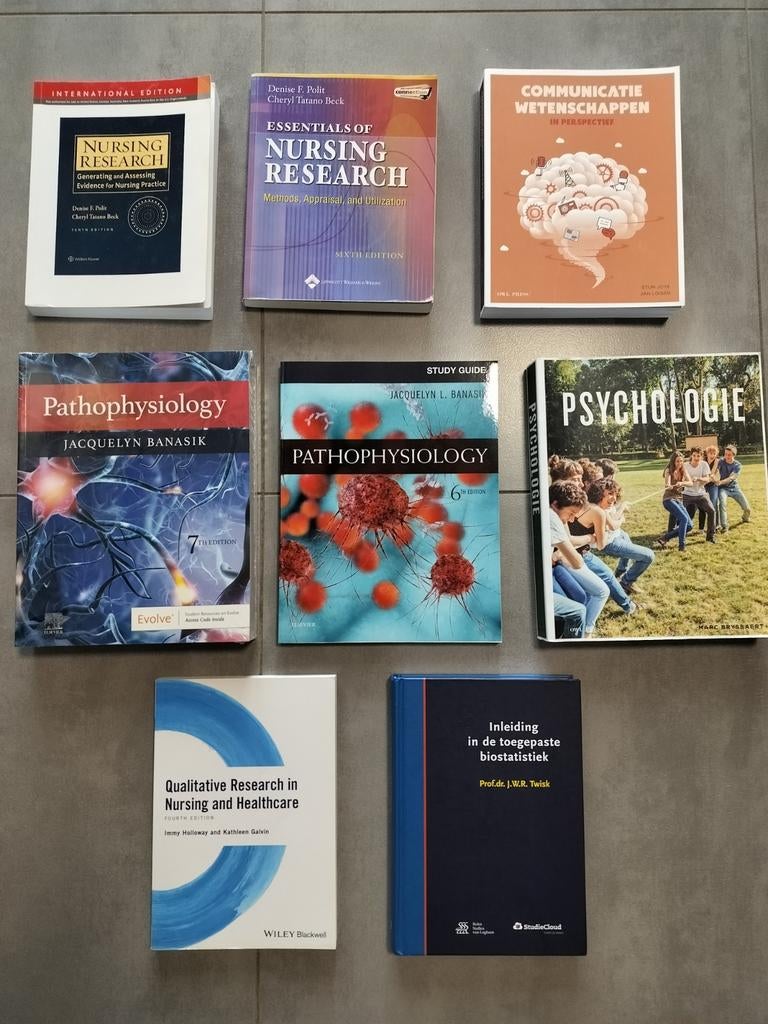 Boeken schakeljaar Gezondheidsbevordering (gvo) UGent te koo, Boeken, Ophalen of Verzenden