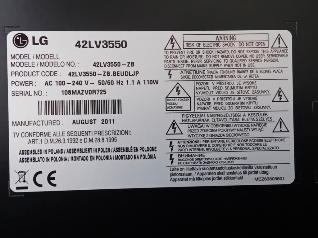 1080P HDTV LCD LED-tv van 107 cm (42 inch), Audio, Tv en Foto, Televisies, Ophalen, Gebruikt, LCD, 100 cm of meer