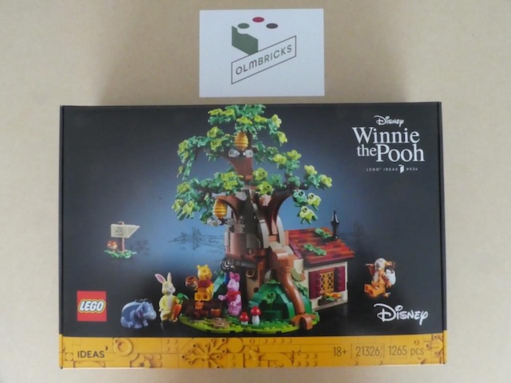 LEGO IDEAS 21326 Winnie De Pooh, Kinderen en Baby's, Speelgoed | Duplo en Lego, Nieuw, Lego, Complete set, Ophalen of Verzenden
