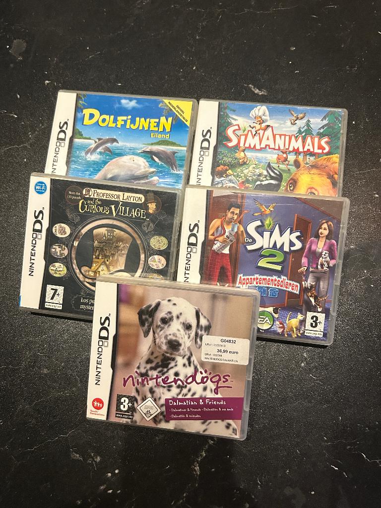 Lot van 5 Nintendo DS games, Ophalen, Gebruikt