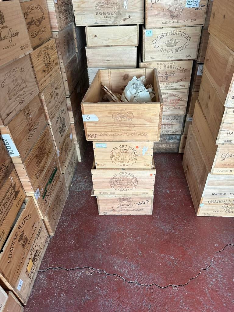 Chateau Y’Quem Chateau Petrus Chateau Mouton Rotshild, Collections, Enlèvement, Comme neuf