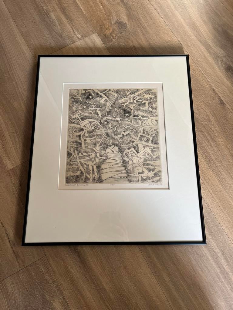 Kunstwerk litho, Ophalen