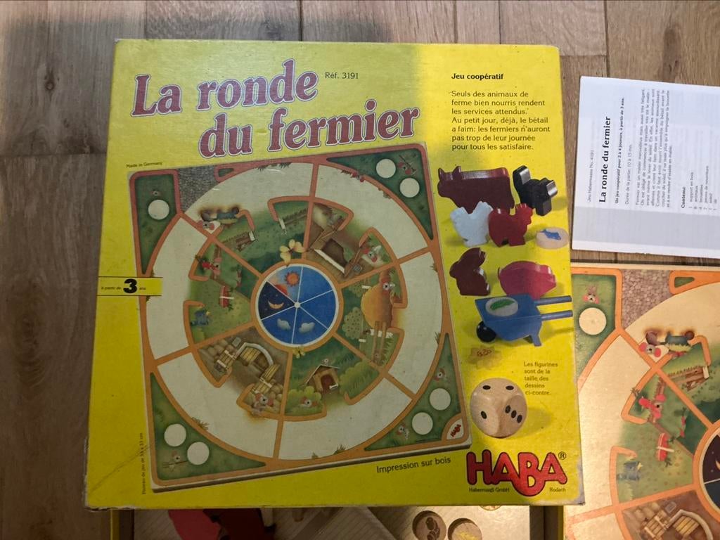 La ronde du fermier +3 ans Haba, Enlèvement, Comme neuf