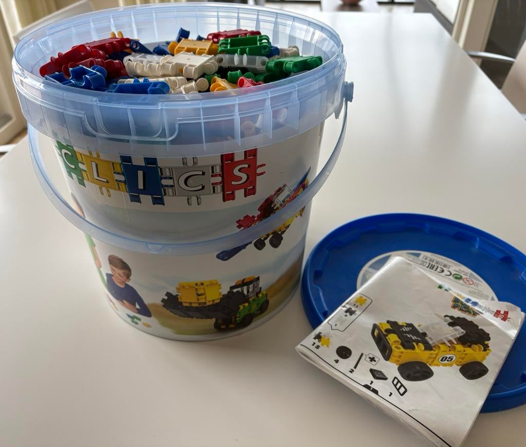 Clics + boekje, Ophalen, Gebruikt