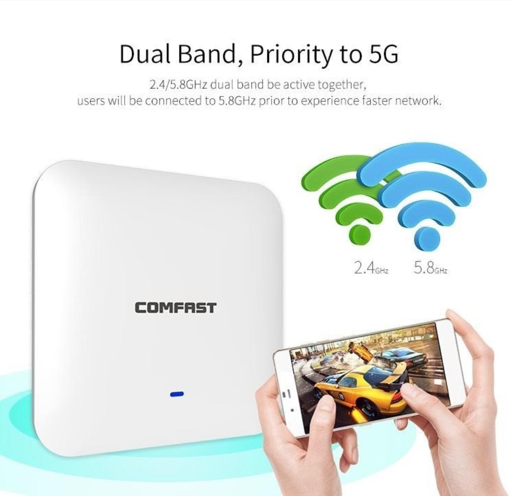 COMFAST CF-E385AC WiFi-toegangspunt, Computers en Software, WiFi-versterkers, Zo goed als nieuw, Ophalen of Verzenden