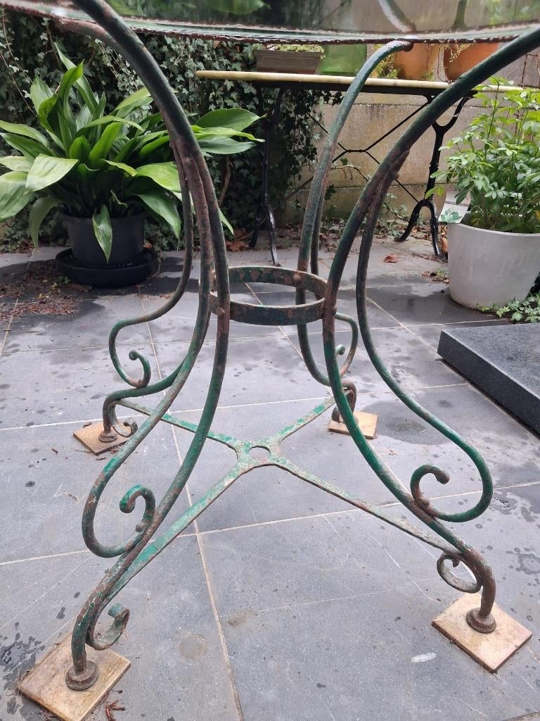 Table de jardin, Tuin en Terras, Tuintafels, Ophalen, Gebruikt, Rond, Metaal