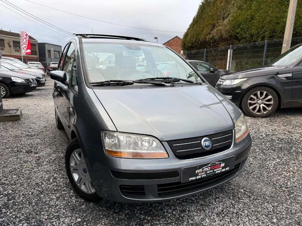Fiat Idea 1.9 Multijet/ Toit Pano / Clim / Entretien + CT OK, Autos, Fiat, Argent ou Gris, Achat, Idea, Entreprise