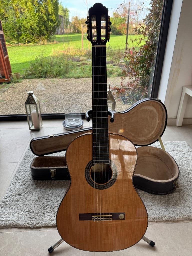 Klassieke studiegitaar hogere graad / aanvang conservatorium, Ophalen, Zo goed als nieuw, Klassieke of Spaanse gitaar, Met koffer