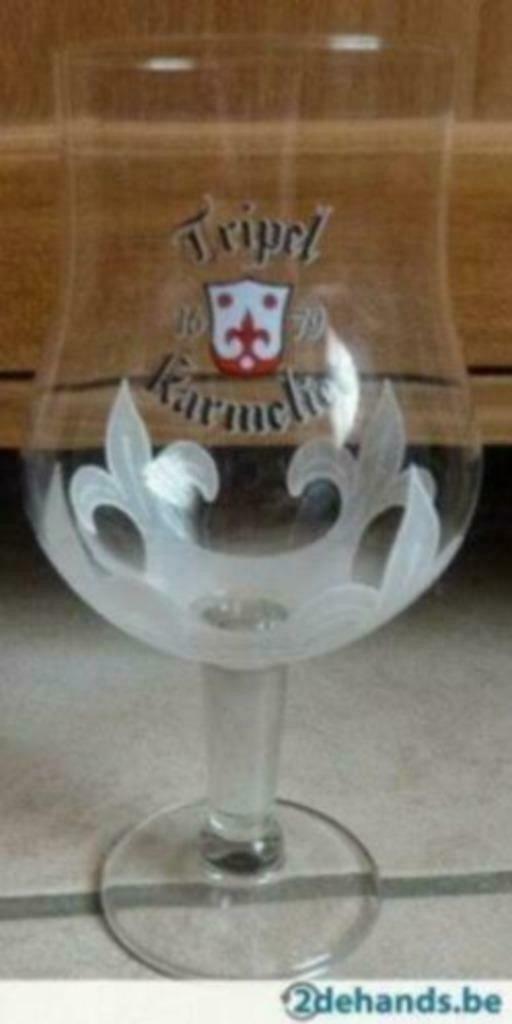Glas Tripel Karmeliet, Collections, Marques de bière, Enlèvement ou Envoi, Neuf, Verre ou Verres, Autres marques