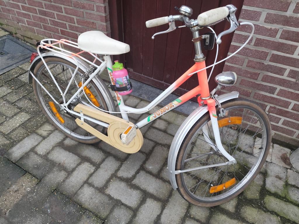 Meisjes fiets ( volledig in orde), Vélos & Vélomoteurs, Vélos | Filles, Enlèvement, 22 pouces