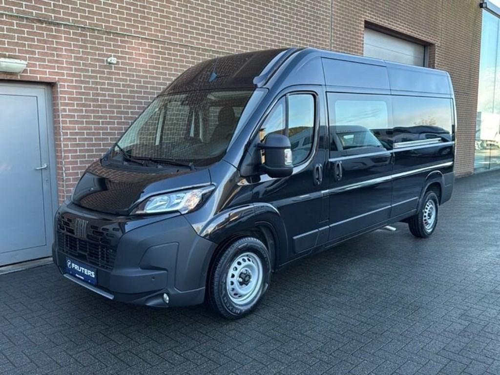 Fiat Professional Ducato Bestelwagen Dubbele Cabine 3,5T Ma, Auto's, Automaat, Monovolume, Zwart, 180 pk