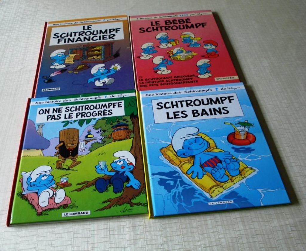 Les schtrumfs-Spirou-Lucky Luke, Livres, Enlèvement ou Envoi, Comme neuf