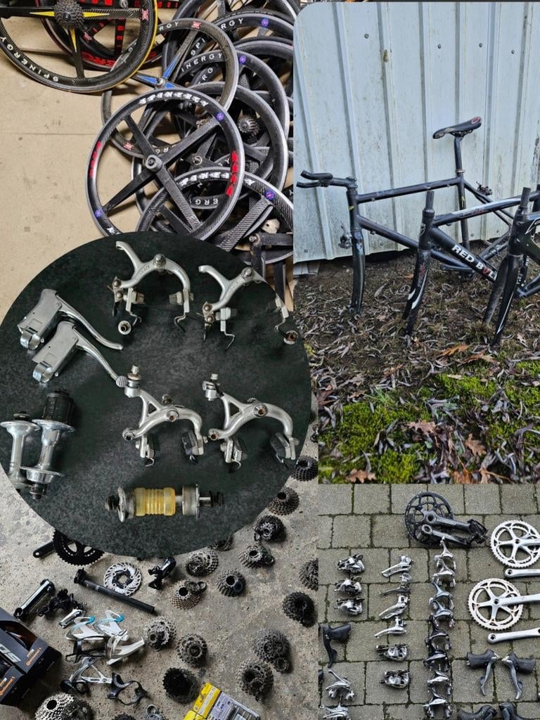 Pièces de vélo de route, groupes, essieux, cadres, etc., Vélos & Vélomoteurs, Vélos Pièces, Cadre, Carbone, Racefiets, Enlèvement