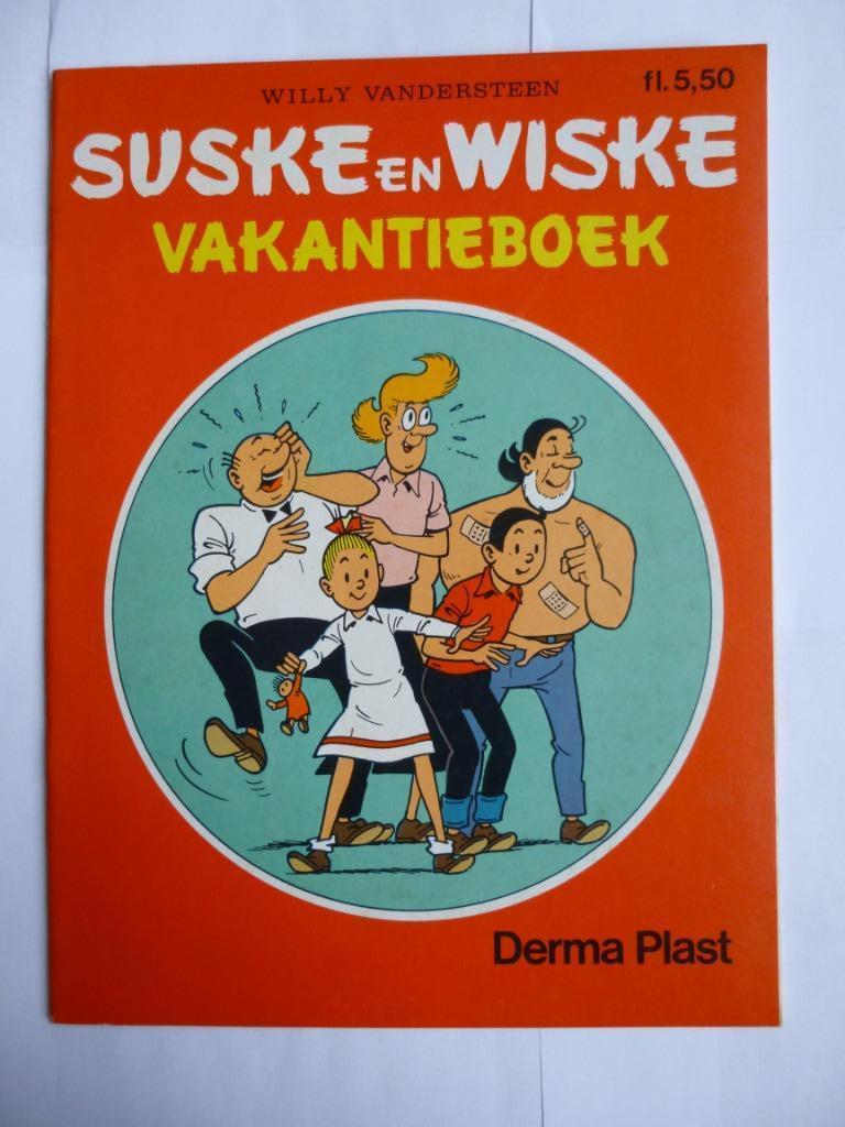 SUSKE EN WISKE"VAKANTIEBOEK"DERMAPLAST UITGAVE UIT 1987, Willy Vandersteen, Eén stripboek, Ophalen of Verzenden, Zo goed als nieuw