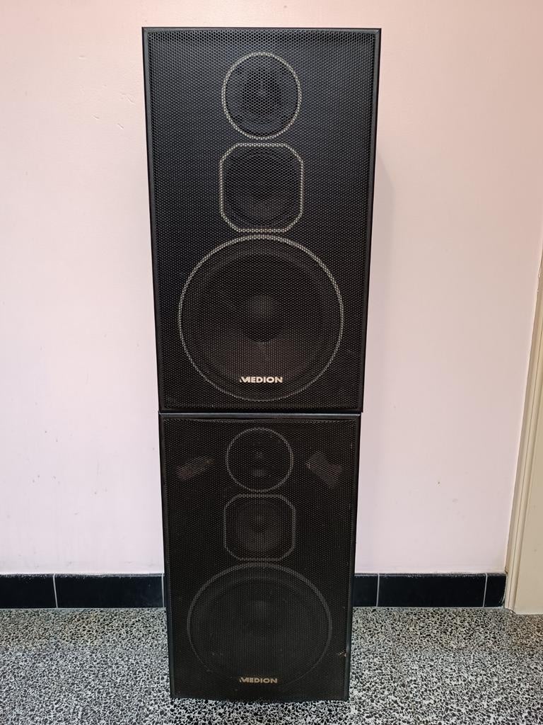 Medion luidsprekers 2x90 watt RMS, TV, Hi-fi & Vidéo, Enceintes, Enlèvement, Comme neuf