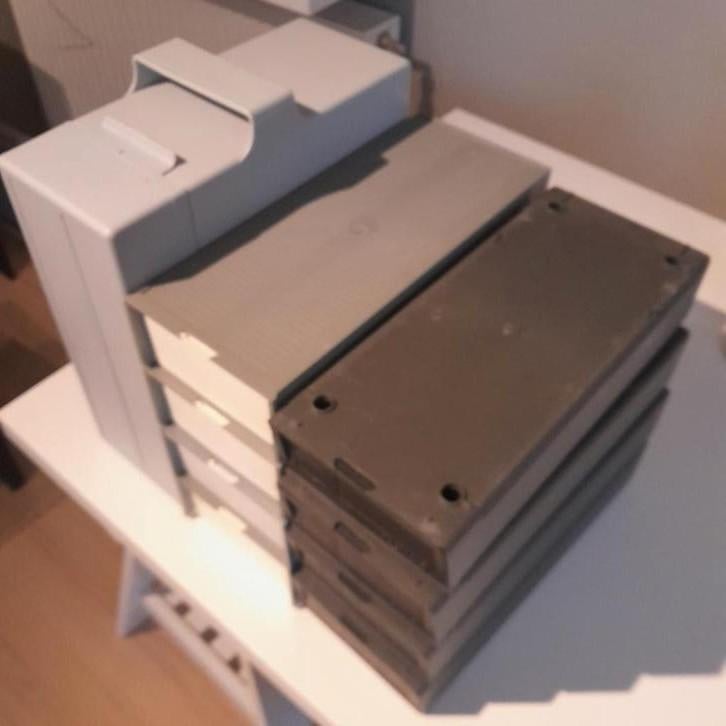 Dialaders en opbergdozen, Ophalen, Gebruikt