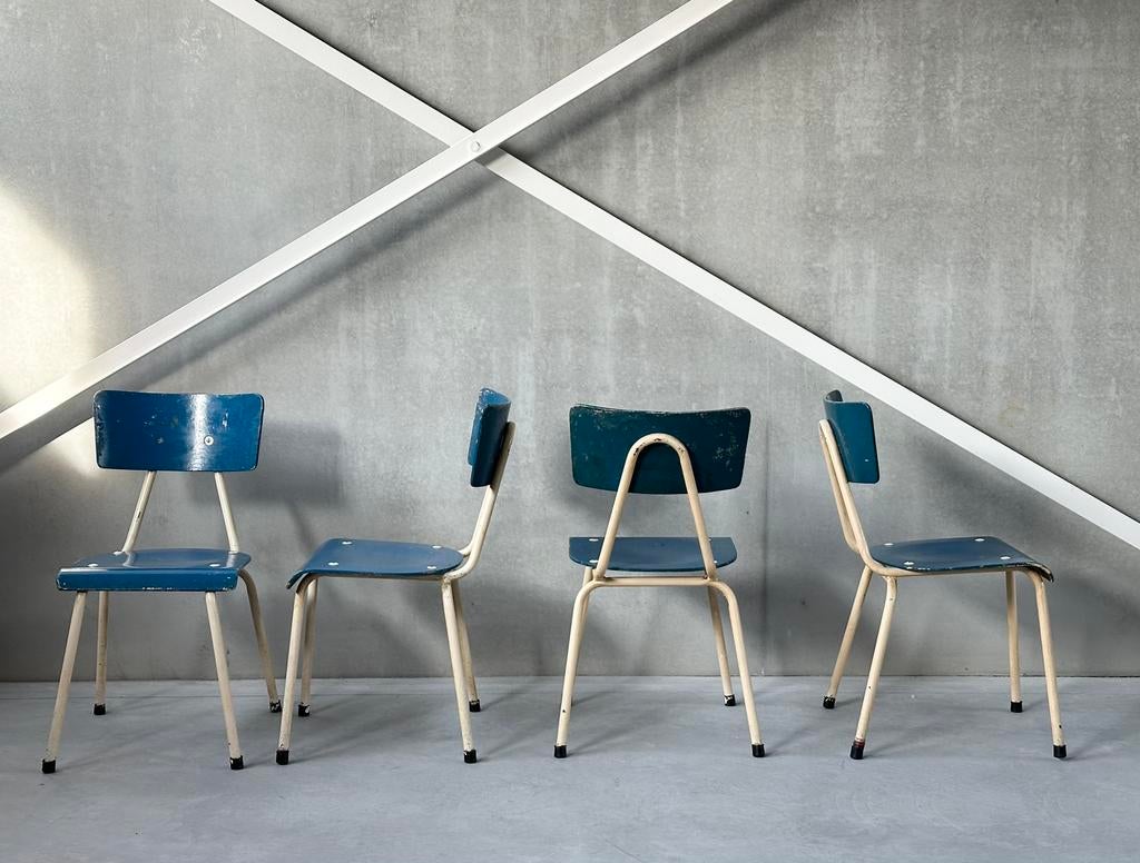 Vintage eetkamerstoelen | Set van vier, Ophalen