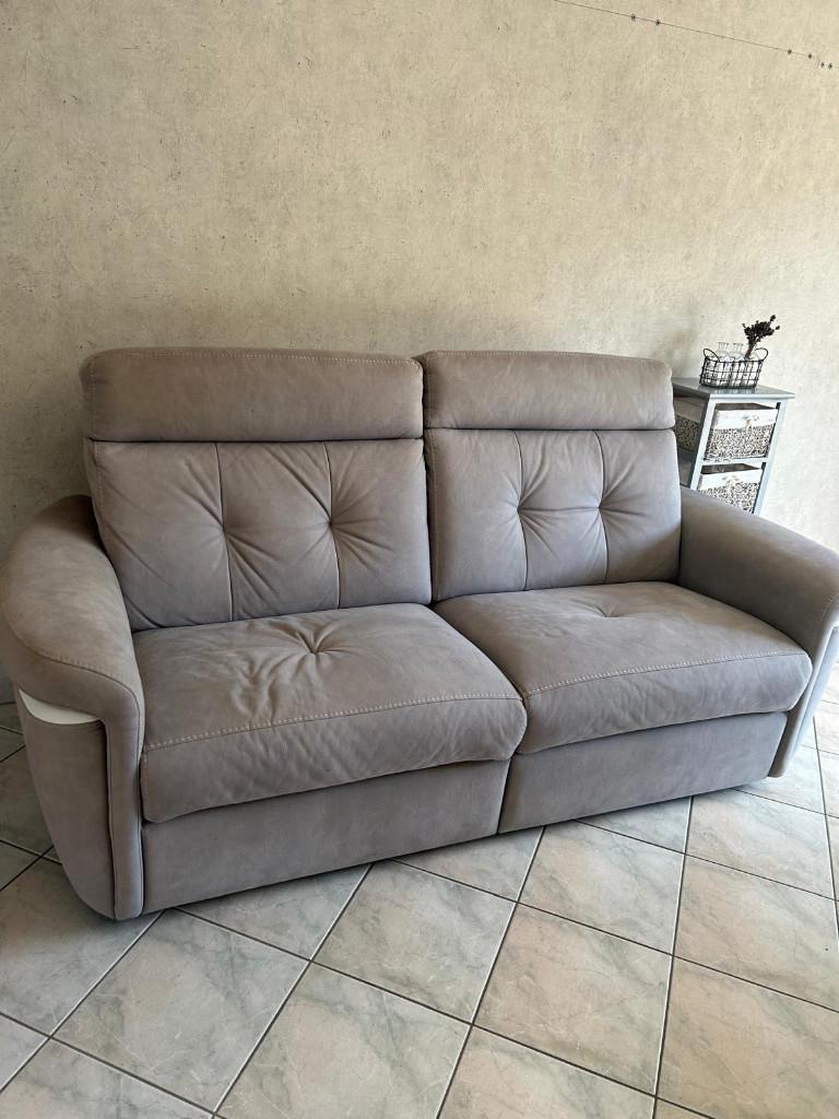 Canape 3 places avec 2 relax + 2 Places sans relax, Maison & Meubles, Canapés | Salons, Utilisé, Banc droit, Autres dimensions