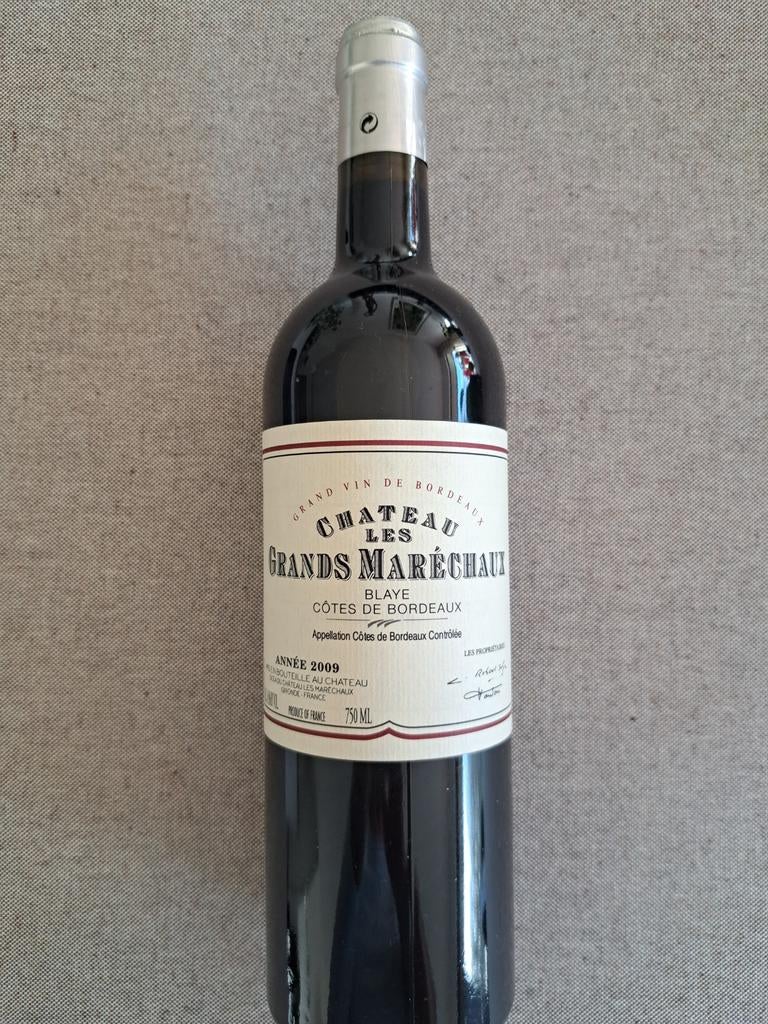 Château Les Grands Maréchaux 2009 - 75 cl 14,5 % vol, Neuf, Enlèvement ou Envoi, Pleine, Vin rouge