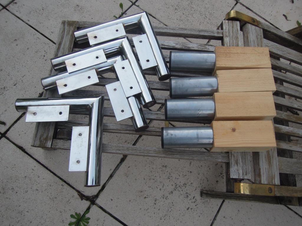 pieds de meuble pieds de fauteuil pieds de canapé pieds méta, Bricolage & Construction, Enlèvement ou Envoi, Utilisé
