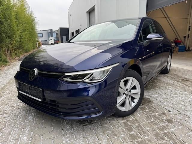 Volkswagen Golf 8, Auto's, https://public.car-pass.be/vhr/2132201a-4b77-4d22-8407-f141b54b193c, Euro 6, Blauw, Alcantara