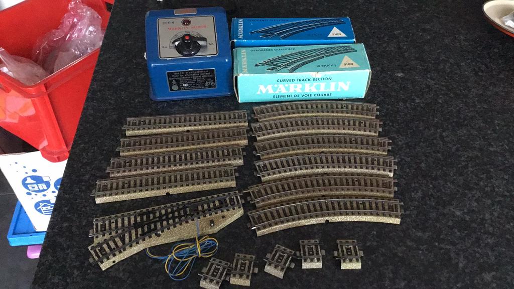 Marklin transfo en sporen, Ophalen of Verzenden, Zo goed als nieuw