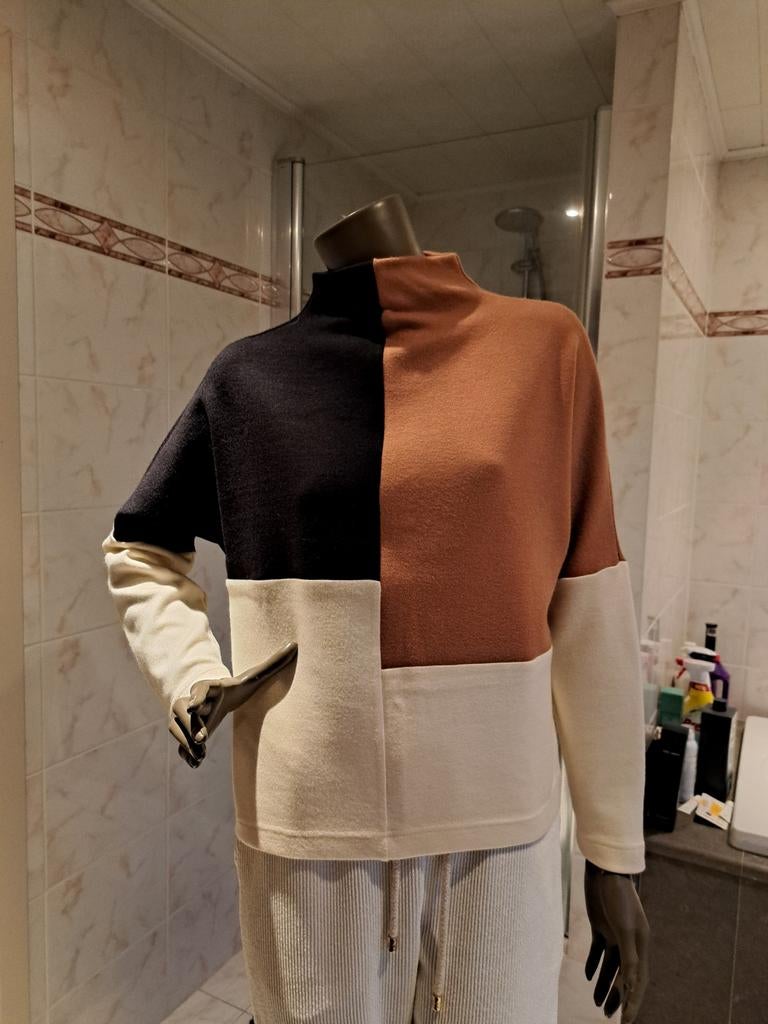 Pull caroline biss xs 34, Kleding | Dames, Ophalen, Beige, Zo goed als nieuw, Maat 34 (XS) of kleiner