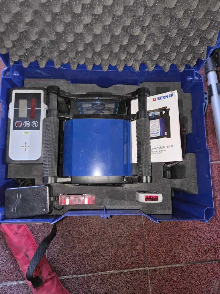 Roterende laser en digitale waterpas darm, Ophalen