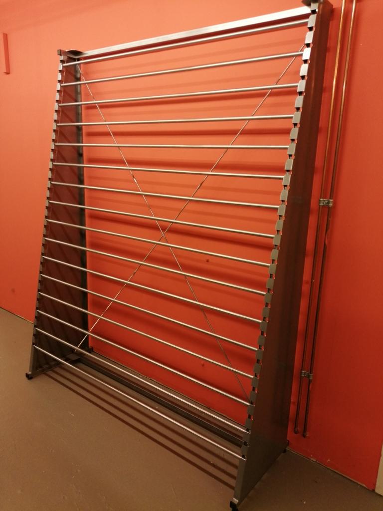 Metalen presentatierek, Ophalen, Gebruikt, Inox