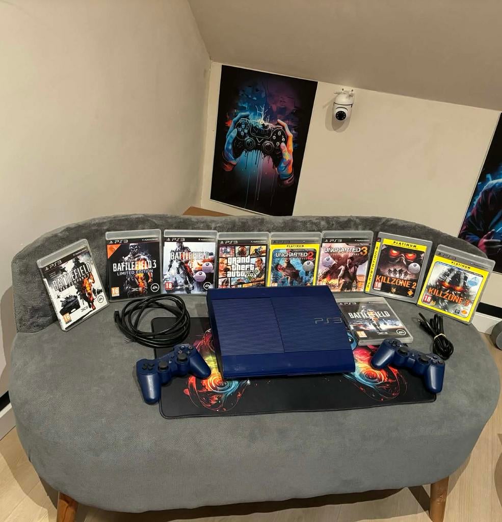 Playstation 3 Ultra Slim 500Gb, Games en Spelcomputers, Spelcomputers | Sony Consoles | Accessoires, Ophalen of Verzenden, Zo goed als nieuw