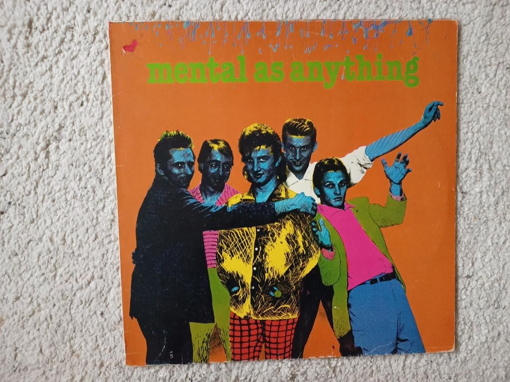 Lp Mental as anything, new wave, Ophalen of Verzenden