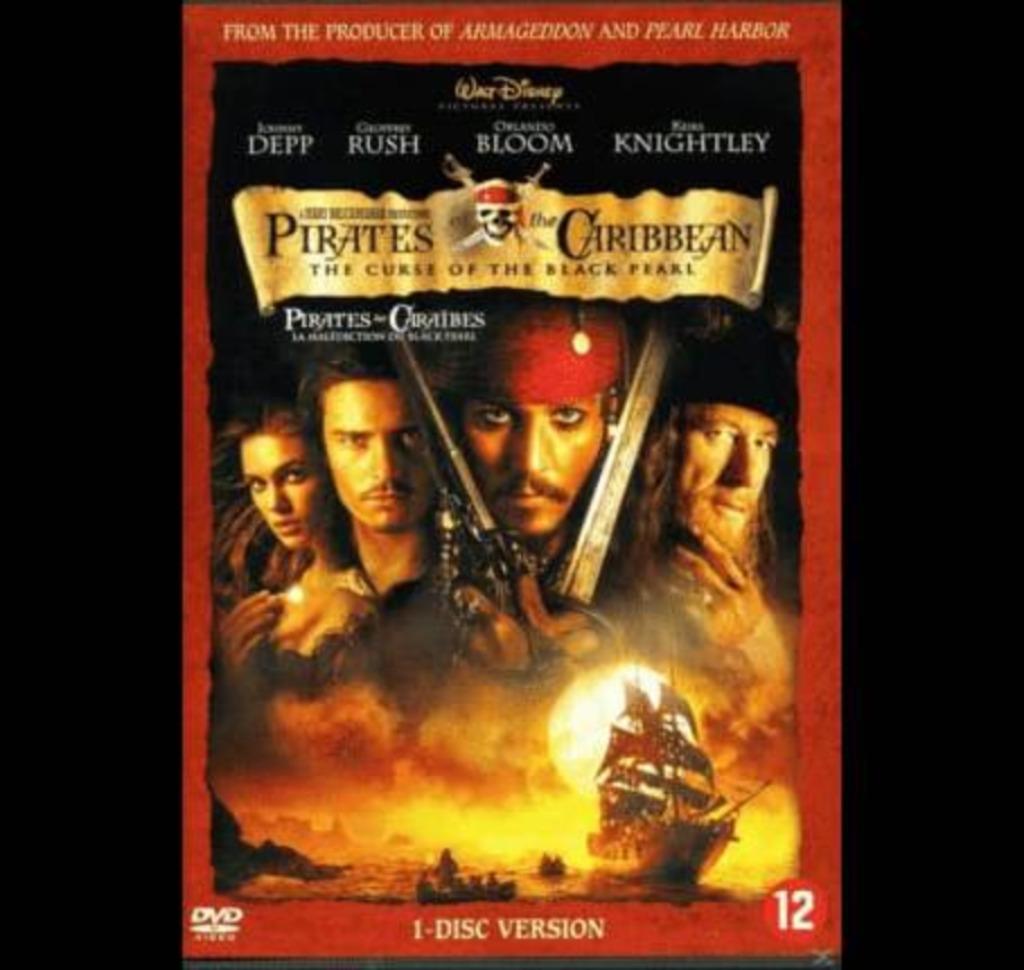 DVD - Pirates of the Caribbean: De vloek van de zwarte parel, Vanaf 12 jaar, Ophalen of Verzenden, Nieuw in verpakking
