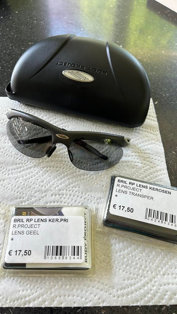 Lunettes de vélo, soleil et verres extra Rudy Project, Sports & Fitness, Cyclisme, Utilisé, Enlèvement