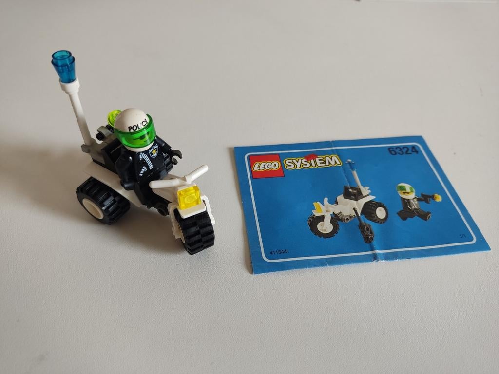 Lego Politie Chopper Cop Vintage Retro 6324, Enlèvement, Comme neuf, Ensemble complet, Lego