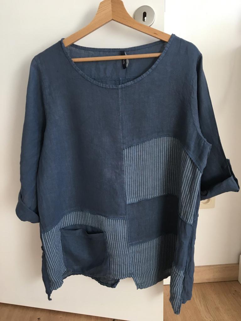 PAPRIKA, t-shirt en lin taille 2/46, Manches courtes, Taille 46/48 (XL) ou plus grande, Enlèvement ou Envoi, Paprika