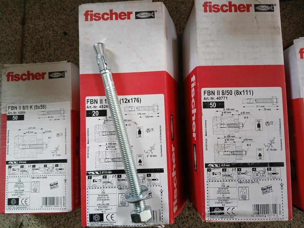 Keilbouten  m8 m12  m16  m, Ophalen of Verzenden