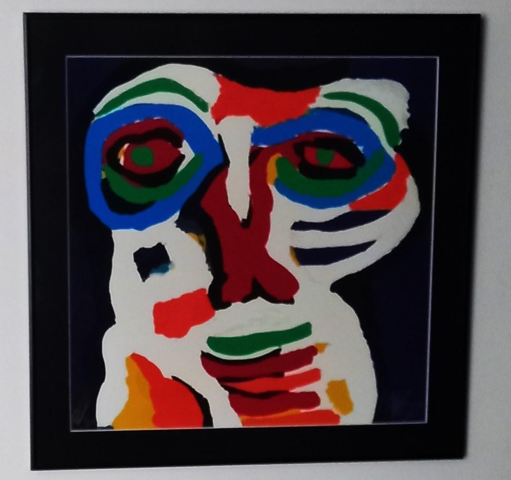 Karel Appel, 'De Indiaan'(nieuw en prachtig gelijst), Antiek en Kunst, Kunst | Litho's en Zeefdrukken, Ophalen of Verzenden