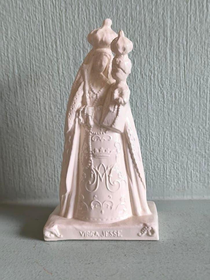 Zeldzaam beeldje, Virga Jesse, getekend, Antiek en Kunst, Ophalen of Verzenden