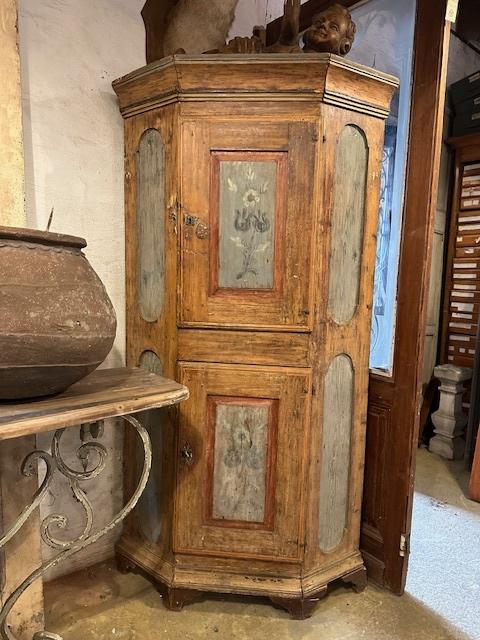 antieke Zweedse kast hoekkast oude patine, Antiek en Kunst, Ophalen