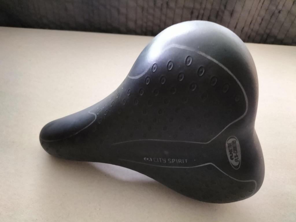 Gel zadel City Spirit, Fietsen en Brommers, Fietsonderdelen, Ophalen, Gebruikt, Spirit, Zadel