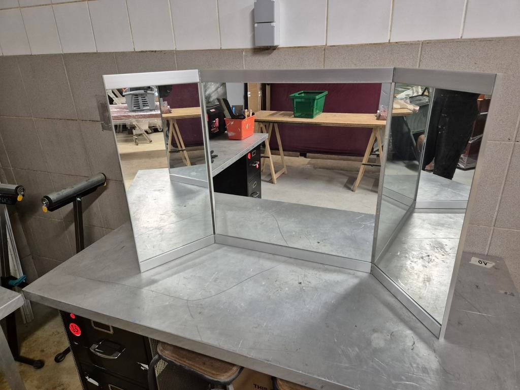 Mooie antieke spiegel Knitter Duro, vintage, Ophalen