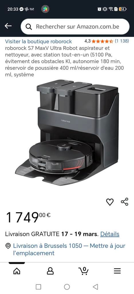 Roborock s7 maxV Ultra