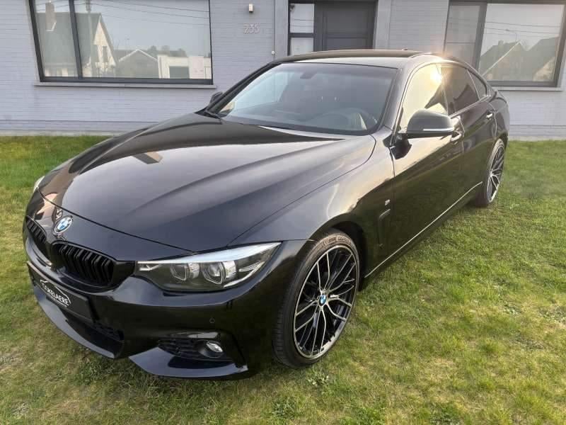 BMW 418iA Gran Coupé M-Sport Leder/NaviPro/LED/Cruise/PDC, Achterwielaandrijving, Zwart, Leder, Bedrijf