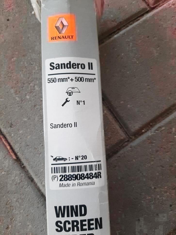 2 Originele Dacia Sandero Ruitenwissers Nieuw, Ophalen, Nieuw, Dacia