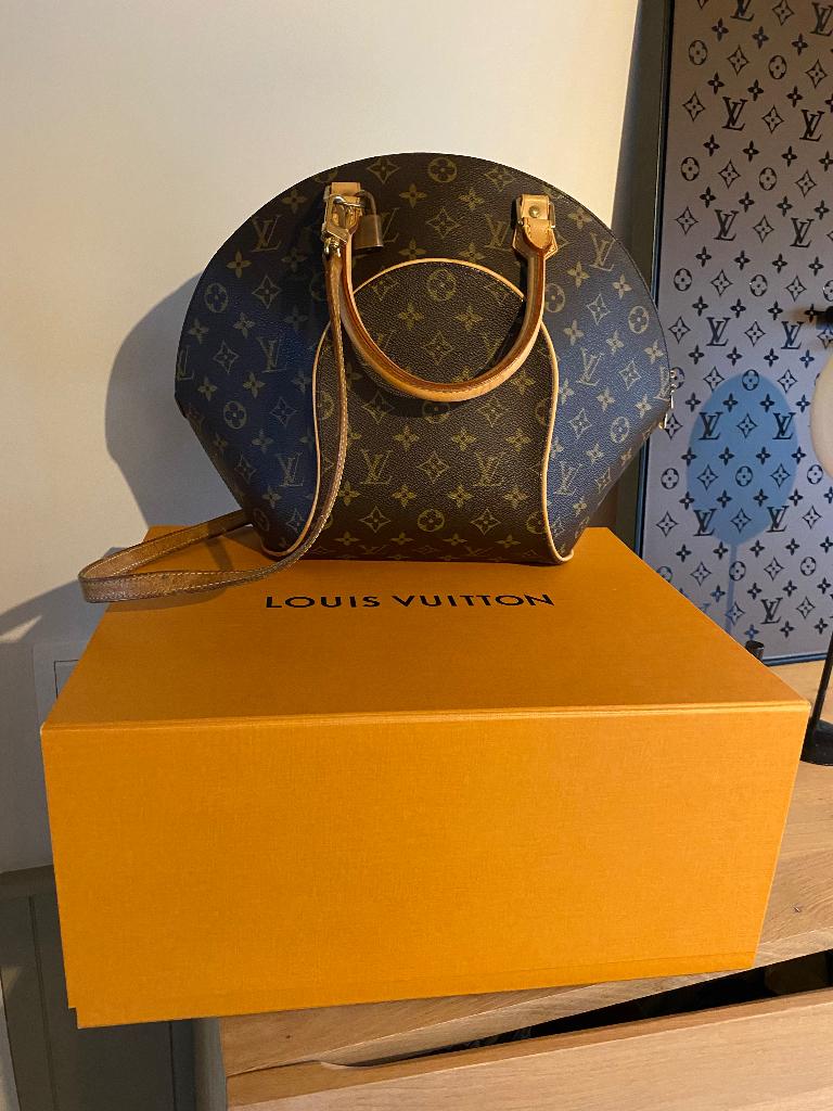 handtas Louis Vuitton-ellipse. ICOON  Groot model !, Ophalen, Gebruikt, Bruin, Handtas