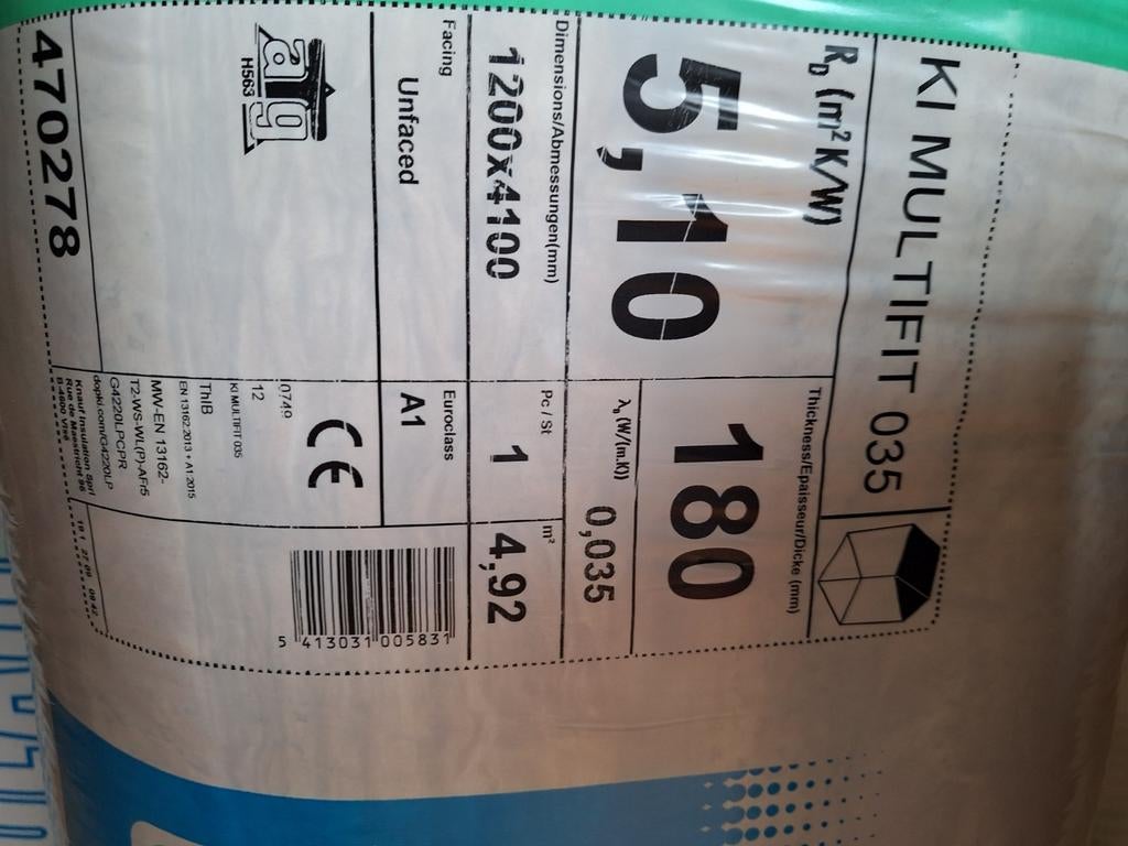 Knauf isolatie 180cm, Enlèvement