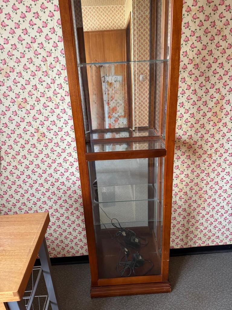 Vitrine kast, Huis en Inrichting, Kasten | Vitrinekasten, Ophalen, Gebruikt