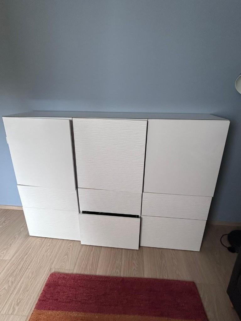 Meuble blanc modulable – 3 modules, très spacieux, Enlèvement, Comme neuf