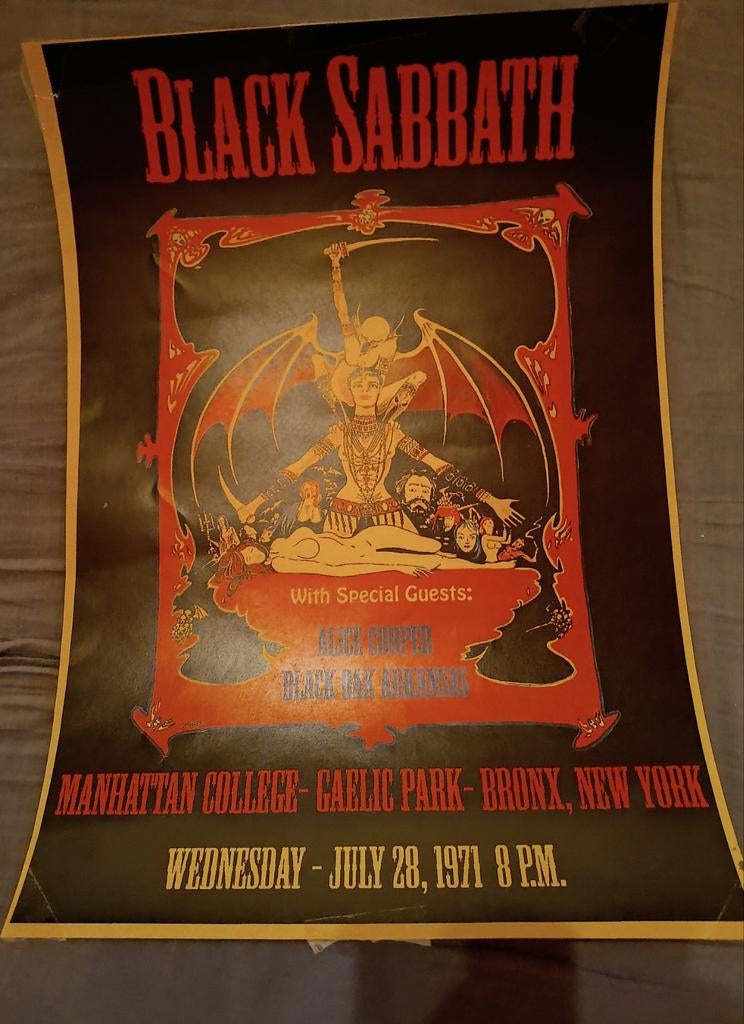 Black Sabbath poster, Verzamelen, Posters, Ophalen of Verzenden